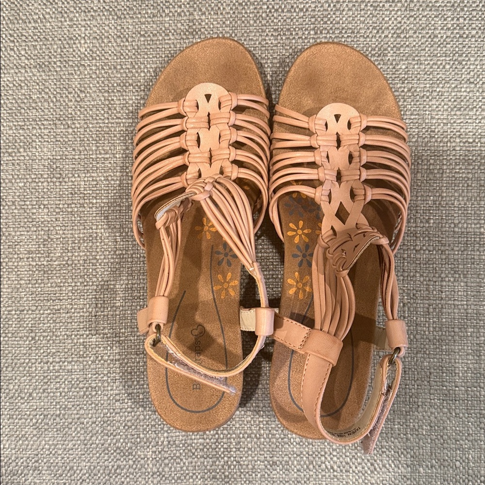 BareTraps Tan Strappy Sandals